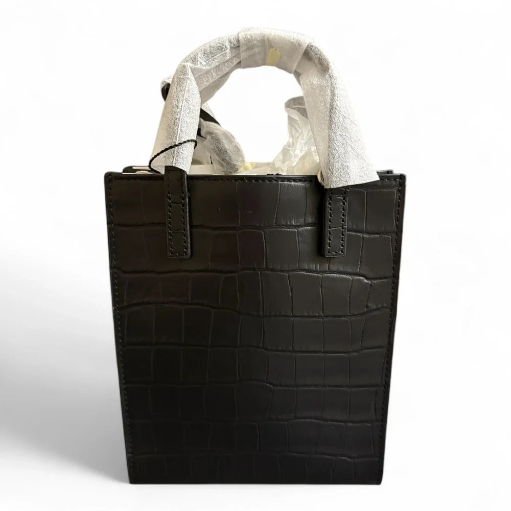 Marc Jacobs Mini Grind Crossbody Croc Embossed NWT - Picture 2 of 2